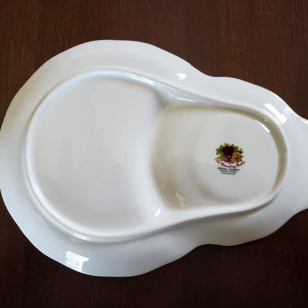 Old Country Roses by Royal Albert - Rare Vintage Snack Plate & Teacup - Picture 4 of 8